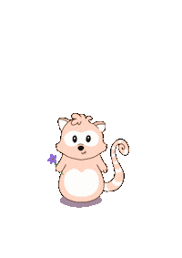 camcacc pink jump rosa raccoon Sticker