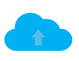 Cloud Uploading Sticker by HUULG