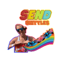 Rainbow Send Sticker by DynoClimbDeland