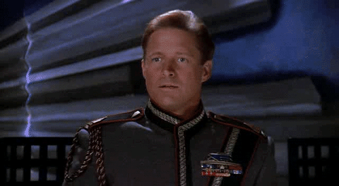 babylon 5 reaction gifs GIF by hero0fwar