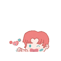 irreart happy heart cheer angel Sticker