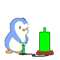 To The Moon Crypto Sticker by Pudgy Penguins