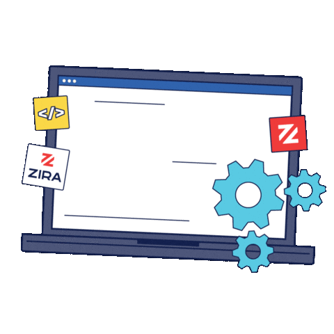 ZiraGroup giphyupload test laptop develop Sticker