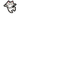 Cat Landing Sticker by 9rmstudio