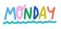 Day Monday Sticker by Livia Falcaru