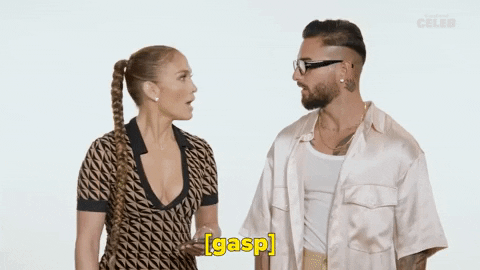 Jennifer Lopez Gasp GIF by BuzzFeed