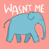 Illustration Wasnt Me GIF by Franziska Höllbacher