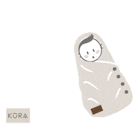 kuraorganics organic kura snug its here Sticker