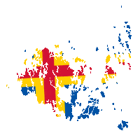 nordicbridges flag finland nordic aland Sticker