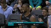 charlotte hornets laughing GIF by NBA