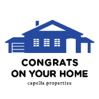 Welcome Home Congratulations Sticker by capella properties