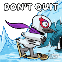 Quit Give Up Sticker by VeeFriends