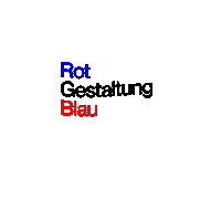 Design Logo Sticker by Rot Gestaltung Blau