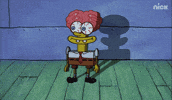 Scared Eyes GIF by SpongeBob SquarePants