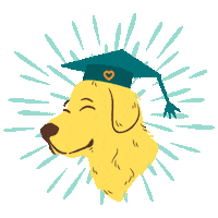 Graduation Service Dog Sticker by GoodDogAutism
