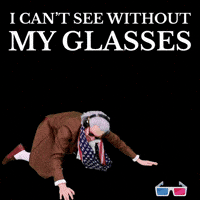 3D Glasses Cant See GIF