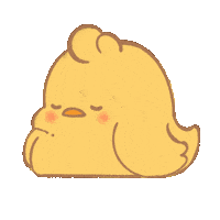Watercolor Chick Sticker