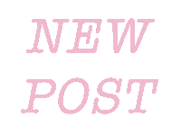 MeganLouiseDesigns_ new pink red new post Sticker