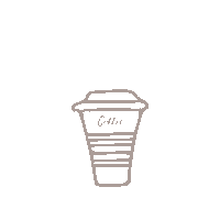Rokkedalhair hot coffee drink te Sticker