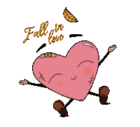 In Love Fall Sticker