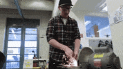 sparks grinding GIF by UVic Campus Life