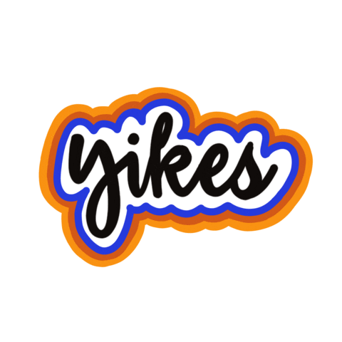 Oops Sticker