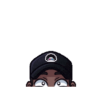 Otis Black Nerd Sticker by Blerd