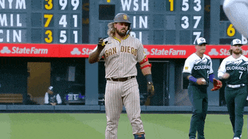 Home Run Smile GIF by San Diego Padres