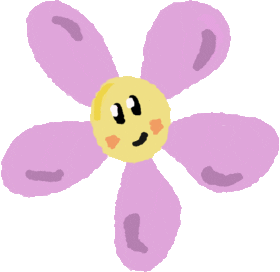 Flower Smile Sticker