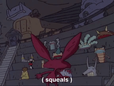 nickrewind giphydvr nicksplat aaahh real monsters giphyarm014 GIF