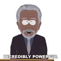 Morgan Freeman Sticker by South Park
