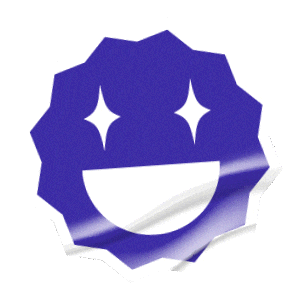 Social Media Smile Sticker by l'affinité