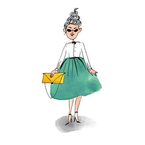 veronicamang giphyupload fashion nyc silly GIF