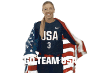 Go Team Usa Sticker by USA Softball