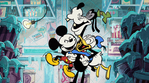 Excited Best Friends GIF by Mickey Mouse