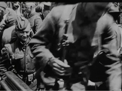 Leaving World War I GIF by US National Archives