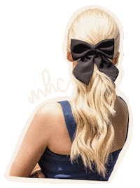 Bow Sticker by Manos Haute Coiffure