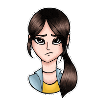 Sad Face Sticker