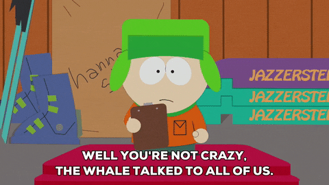 kyle broflovsky interviewing GIF by South Park 