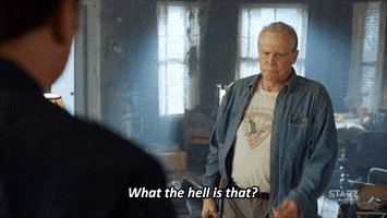 confused what the hell GIF by Ash vs Evil Dead