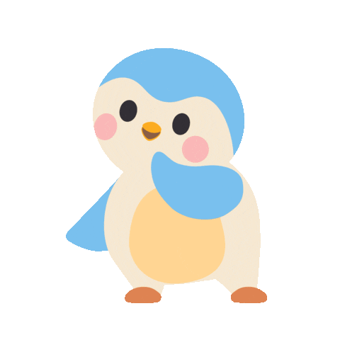 Shock Penguin Sticker by Finch Care