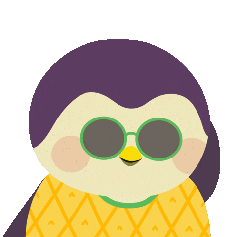 Penguin Sweat Sticker by Finch Care