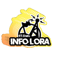 radiolora lora radio lora radiolora infolora Sticker