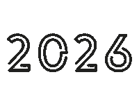 Glow New Year Sticker