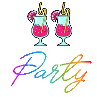 Party Summer Sticker by Zaungaeste