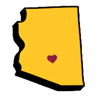 Sun Devils Love Sticker by Arizona State University