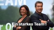 stark #teamwork #sÃ¶der #aigner #csu #landtagswahl #ilse #markus #oberbayern #dasbestefÃ¼rbayern GIF by CSU