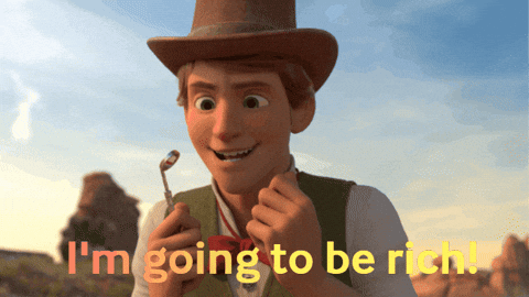 EnterStudio giphygifmaker animation excited 3d GIF