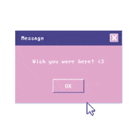 Wish You Were Here Love Sticker by Tailored Beverage Company