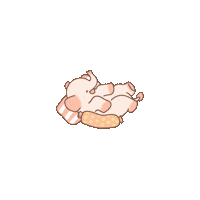 cajuhouse sleep relax sleepy cajuhouse Sticker